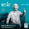 RESKIT RSF72-0084 Driver for MD-3 (A, B, C, T) Mule Deck Tractor (scene 2) (1 pcs) (3D Printed) 1/72